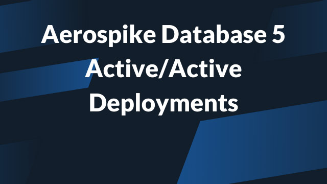 Tie Breaker Functionality for Aerospike Multi-Site Clustering