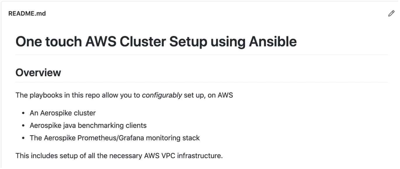One touch AWS Cluster Setup using Ansible